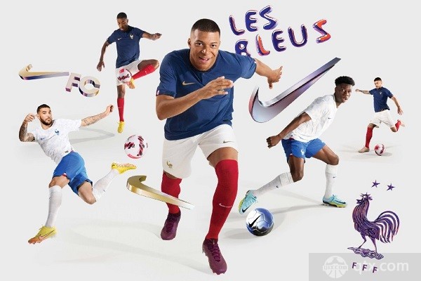 卫冕冠军法国队发布世界杯主客场球衣 姆巴佩毫无疑问的C位