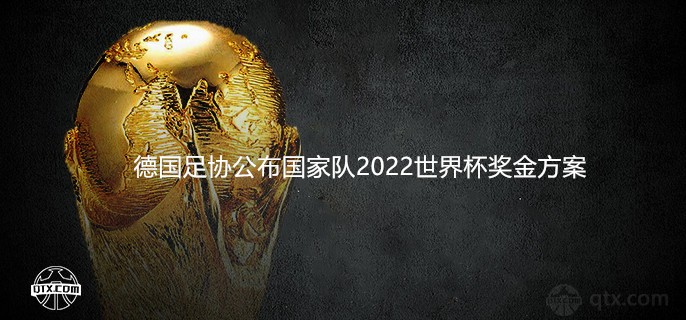 德国足协公布国家队2022世界杯奖金方案