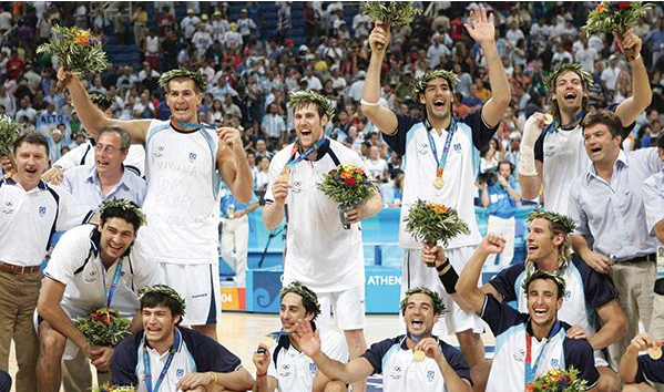 阿根廷获得雅典奥运会男篮冠军