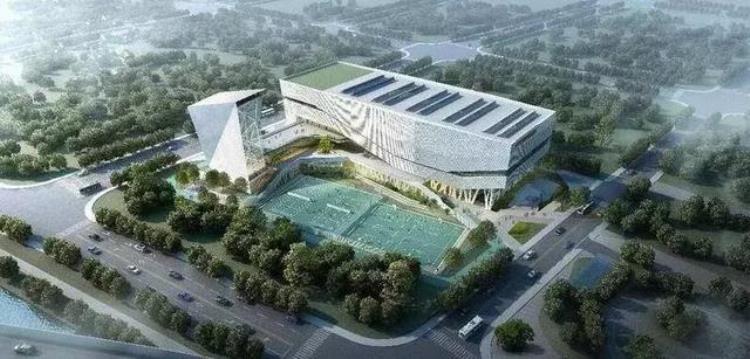 好消息钱塘新区大学城北体育健身中心最新进展网球场攀岩馆等