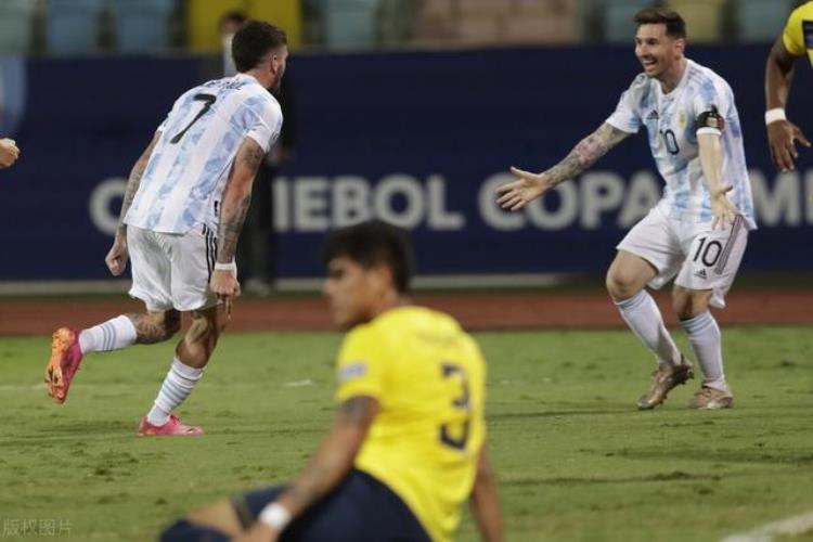美洲杯梅西任意球破门两度助攻阿根廷30厄瓜多尔晋级四强