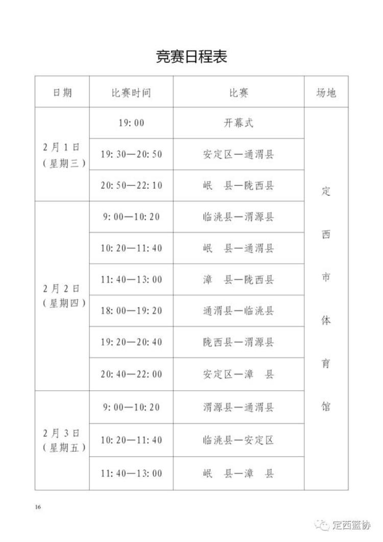 定西市2023年金徽杯春节篮球争霸赛强力来袭附球队球员介绍和竞赛日程