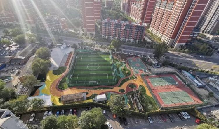 开放啦海淀这个地新添12万平米体育公园篮球场网球场足球场