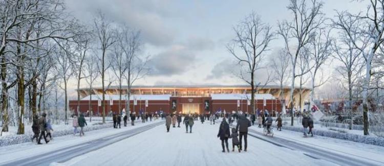 扎哈哈迪德建筑事务所参与设计丹麦新足球场