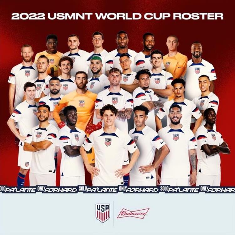 美国世界杯阵容「美国队26人世界杯大名单普利西奇领衔麦肯尼德斯特入选」