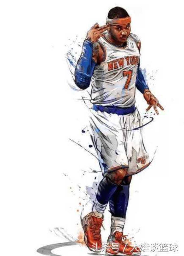 nba球星手绘画「粉丝福利最值得珍藏的NBA巨星手绘图」
