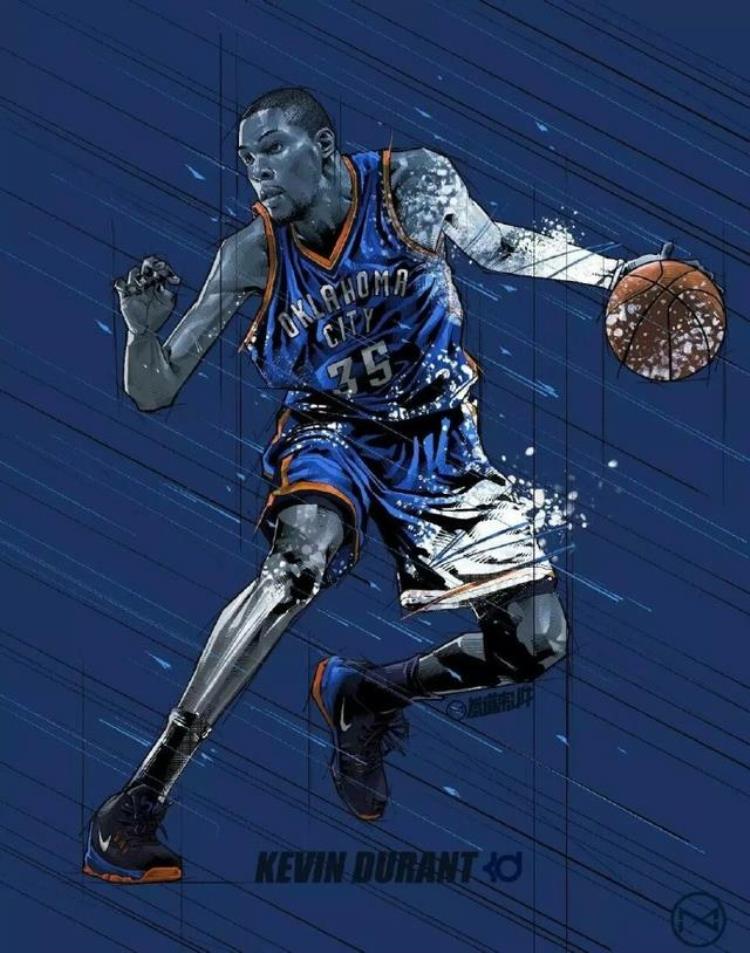 nba球星壁纸超清漫画「高清版加漫画版的NBA球星壁纸走一波喽」