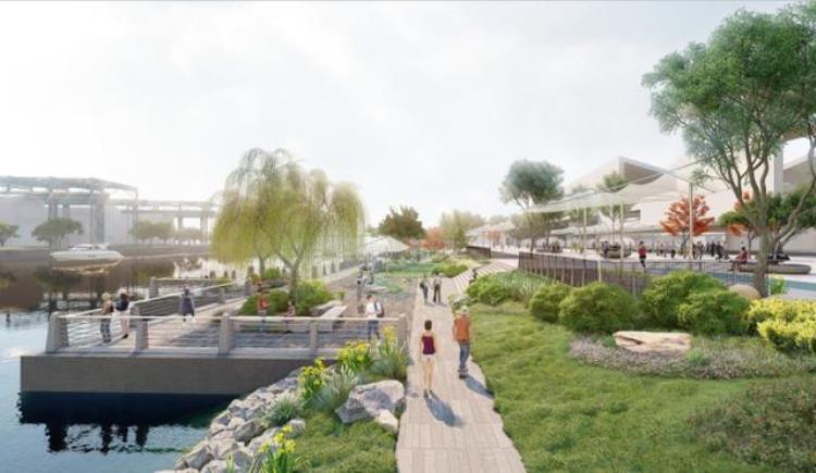 杭州大运河滨水公共空间计划2023年建成青少年户外体育活动公园将有3个足球场那么大