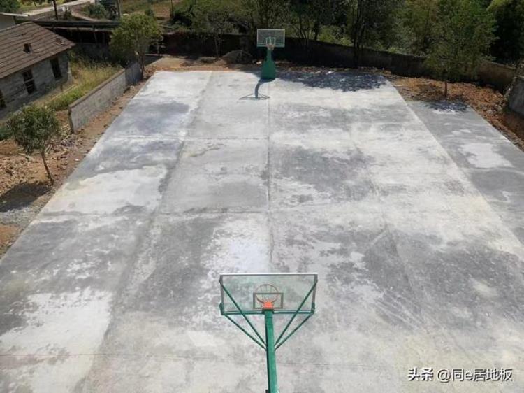 篮球场pvc塑胶地板施工「福建三明室外篮球场pvc运动地板胶安装工程案例」