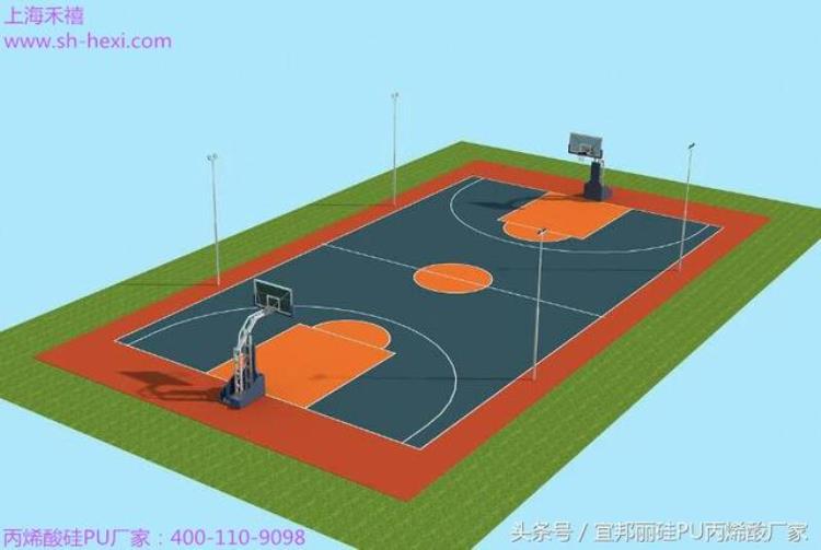 篮球场标准尺寸数据「标准篮球场尺寸面积和划线标准附标准篮球场尺寸图」