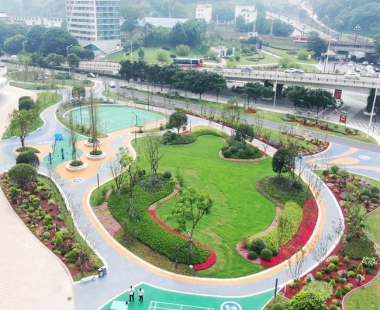 城市绿地公园「城市街角再添新绿又一个公园来了休闲娱乐好去处」
